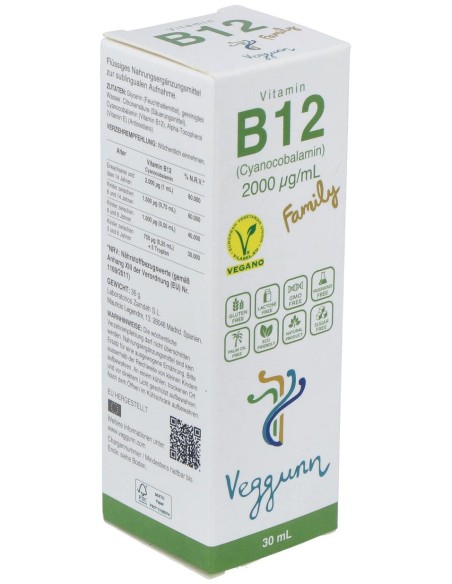 Veggunn Vitamina B12 Family 30Ml