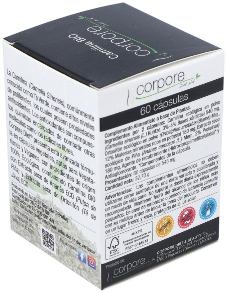 Corpore Protect Camilina Bio 30 Cápsulas