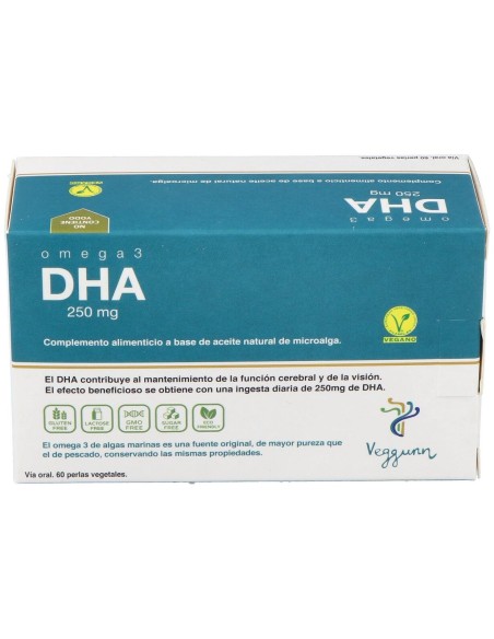 Veggunn Omega 3 De Aceite De Microalga 60 Perlas