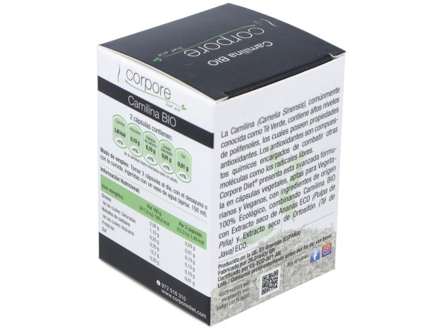 Corpore Protect Camilina Bio 30 Cápsulas