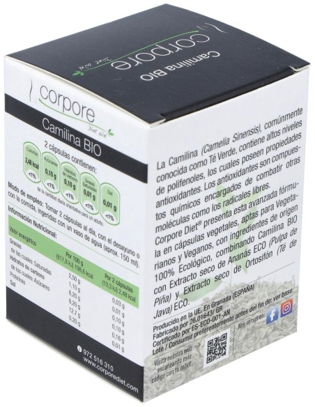 Corpore Protect Camilina Bio 30 Cápsulas