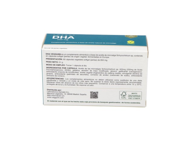 Veggunn Omega 3 De Aceite De Microalga 60 Perlas