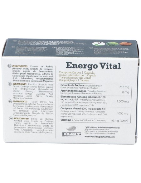 Betula Energo Vital 30Caps