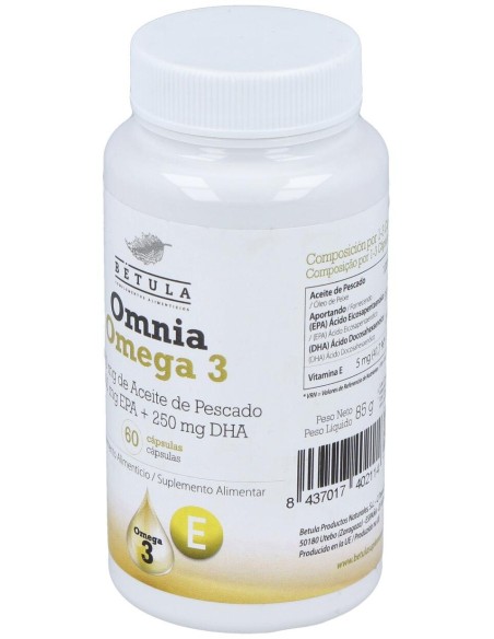 Betula Omnia Omega 3 60Caps