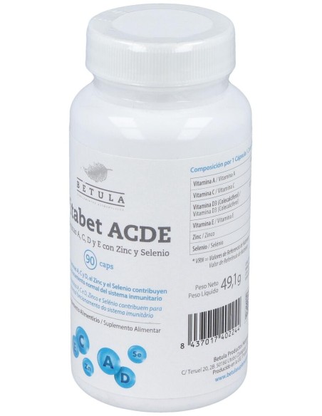 Betula Vitabet Acde 90Caps