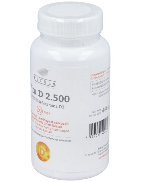 Betula Vita D 2500 90Caps