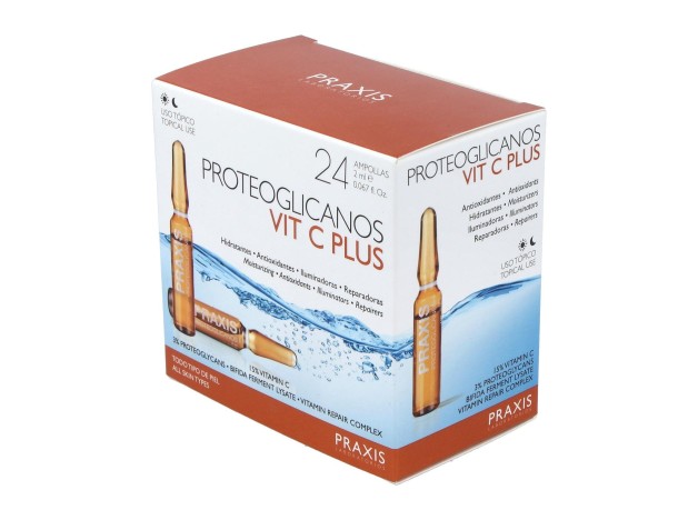 Praxis Proteoglicanos Vit C Plus 24 Ampollas