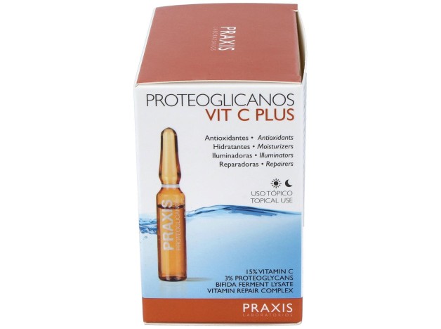 Praxis Proteoglicanos Vit C Plus 24 Ampollas