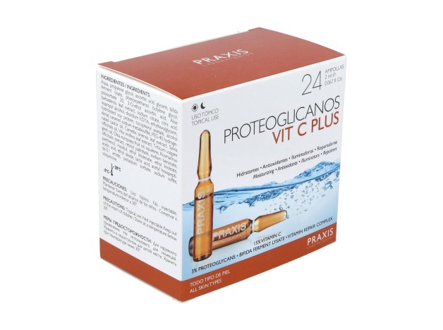 Praxis Proteoglicanos Vit C Plus 24 Ampollas