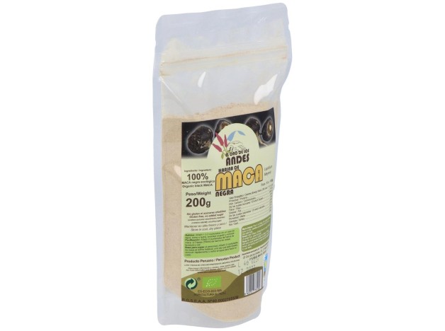El Oro De Los Andes Harina De Maca Negra 100% 200G