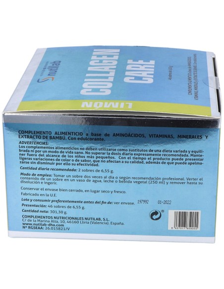 Nutilab Collagen Care Limón 46X6_65G