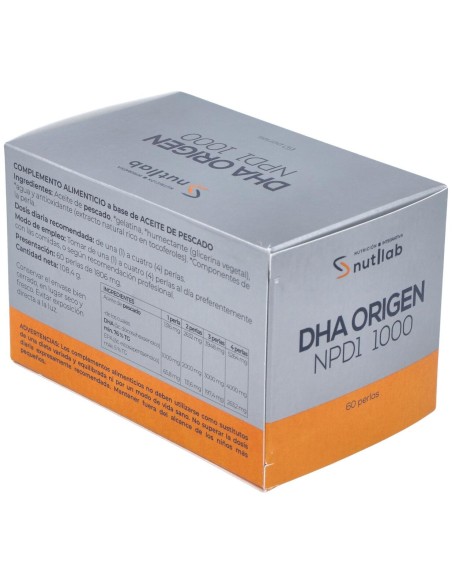 Dha Origen Npd1 1000 Blister 60Perlas.