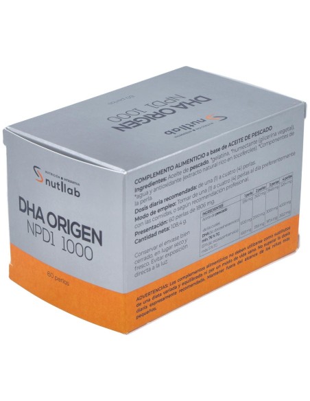 Dha Origen Npd1 1000 Blister 60Perlas.