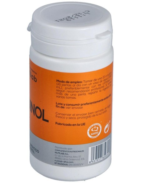 Nutilab Ubiquinol 50Mg 60 Perlas