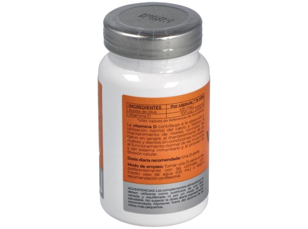 Vitamina D3 4000Ui 60Perlas