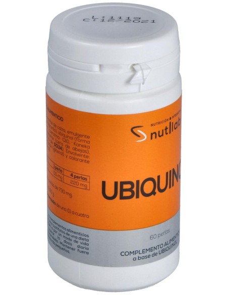 Nutilab Ubiquinol 50Mg 60 Perlas