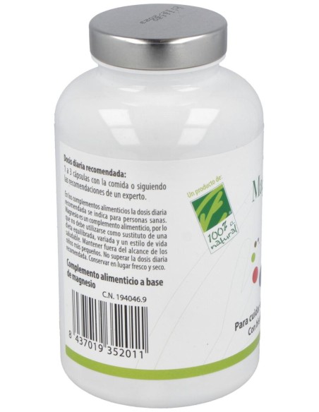 100% Natural Magnesio 180 Cápsulas