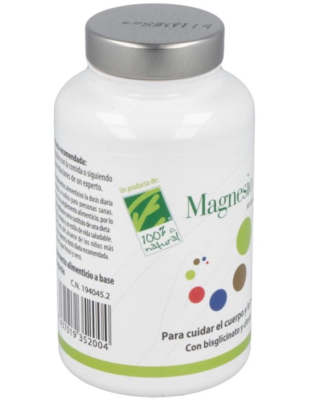 100% Natural Magnesio 90 Cápsulas