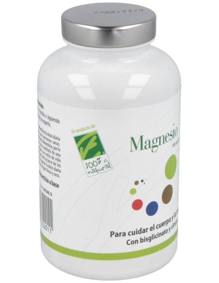 100% Natural Magnesio 180 Cápsulas