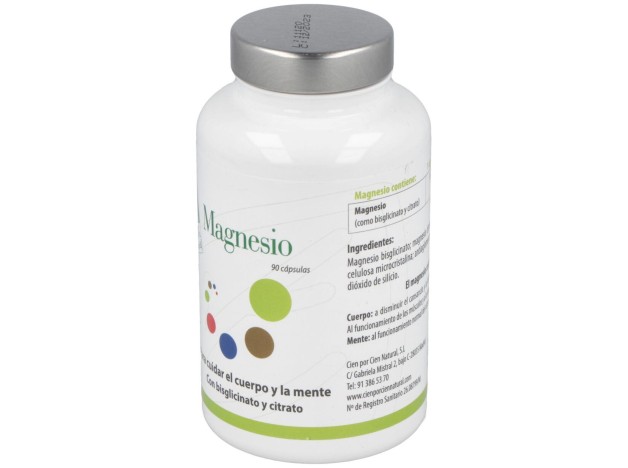 100% Natural Magnesio 90 Cápsulas