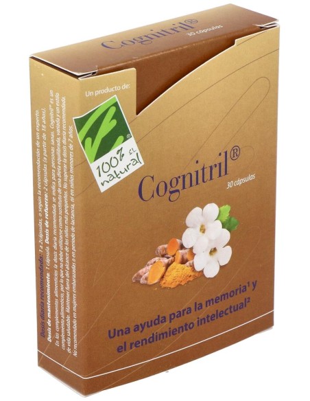 100% Natural Cognitril 30 Cápsulas