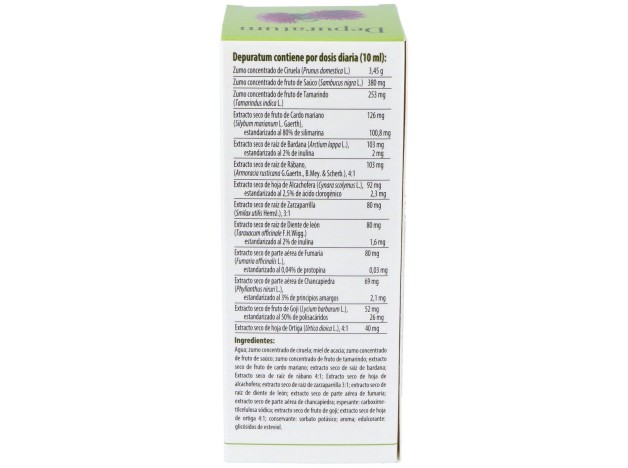 100% Natural Depuratum 200 Ml