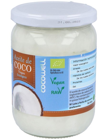 100% Natural Aceite De Coco 500 Ml
