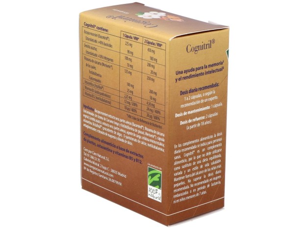 100% Natural Cognitril 60 Cápsulas