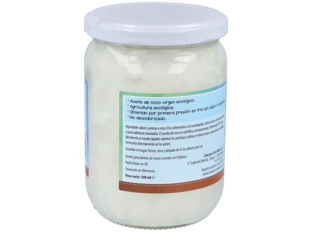100% Natural Aceite De Coco 500 Ml