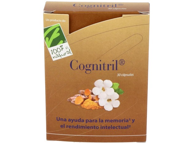 100% Natural Cognitril 30 Cápsulas