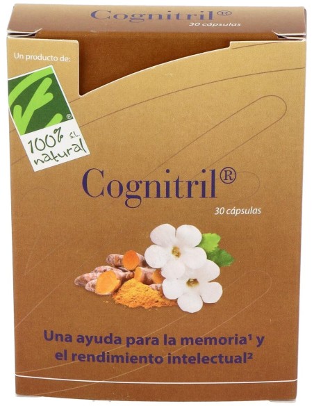 100% Natural Cognitril 30 Cápsulas