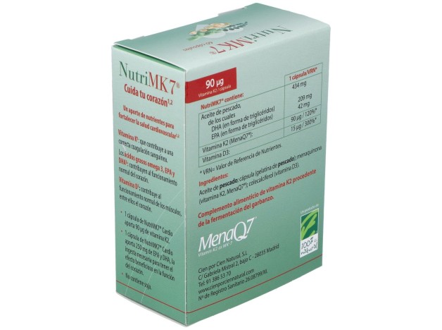 100% Natural Nutrimk7 Cardio Caja Con 60...