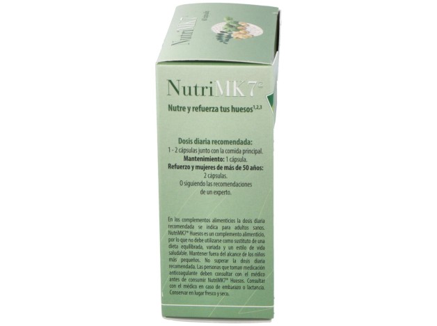 100% Natural Nutrimk7 Huesos 60 Cápsulas Gelatina