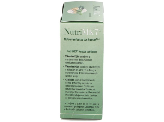 100% Natural Nutrimk7 Huesos 60 Cápsulas Gelatina
