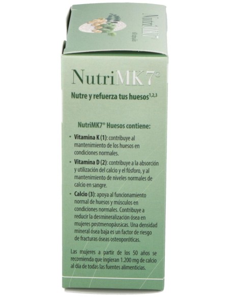 100% Natural Nutrimk7 Huesos 60 Cápsulas Gelatina