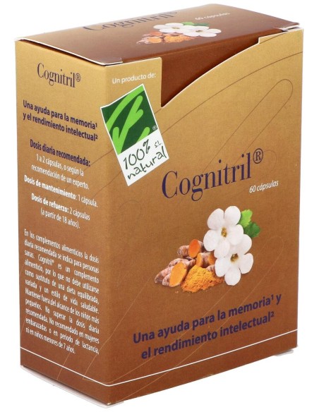 100% Natural Cognitril 60 Cápsulas