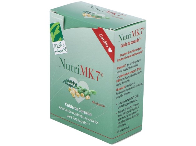 100% Natural Nutrimk7 Cardio Caja Con 60...