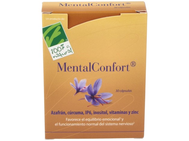 100% Natural Mentalconfort 30Cáps