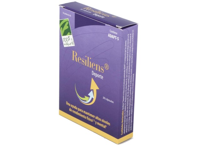 100% Natural Resiliens Deporte 30 Cápsulas