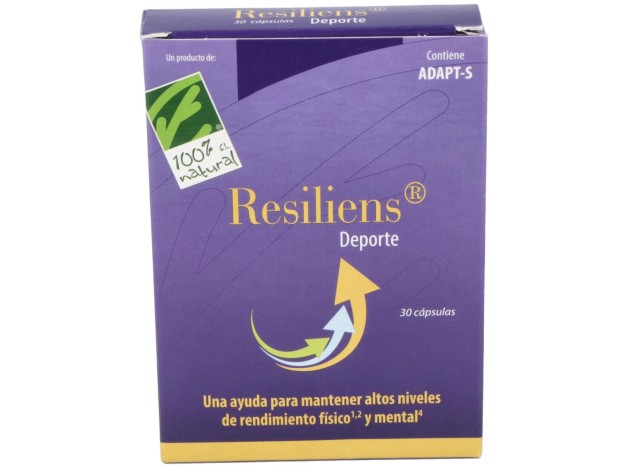 100% Natural Resiliens Deporte 30 Cápsulas