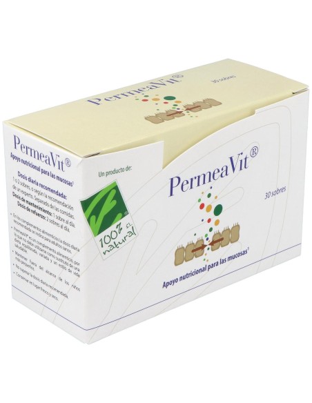 100% Natural Permeavit 30 Sobres