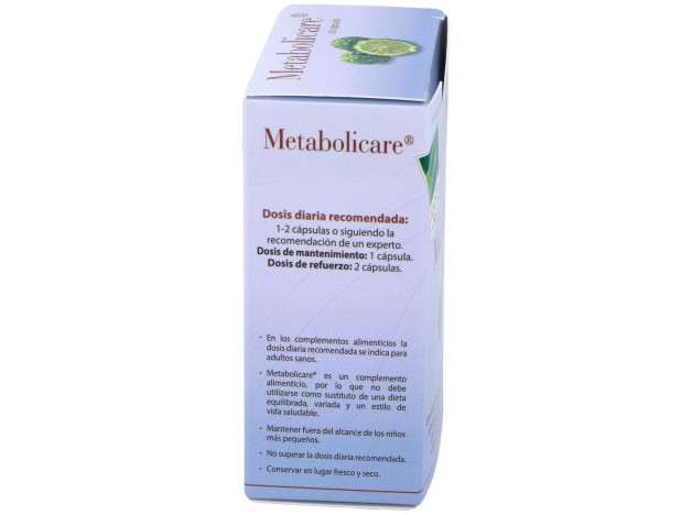 100% Natural Metabolicare 60Caps