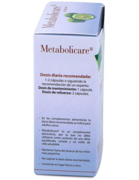 100% Natural Metabolicare 60Caps