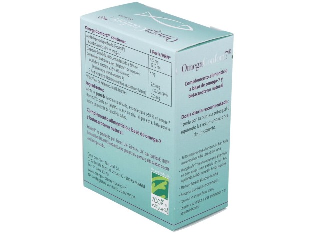 Cien Por Cien Natural Omegaconfort7 60 Perlas