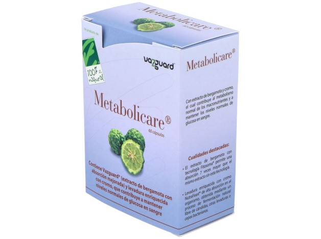 100% Natural Metabolicare 60Caps