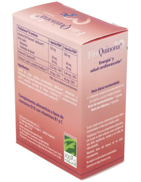 100% Natural Fitoquinona 10 60Caps