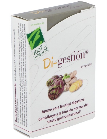 100% Natural Di-Gestion 30Caps