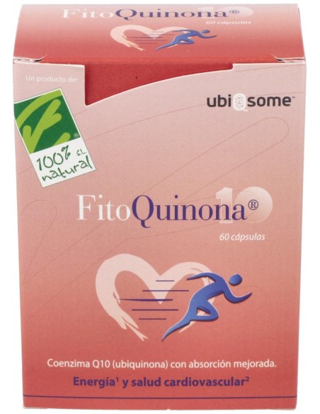 100% Natural Fitoquinona 10 60Caps