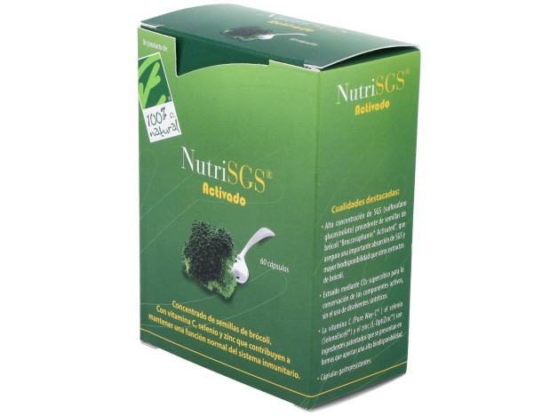 100% Natural Nutrisgs 60 Vcaps