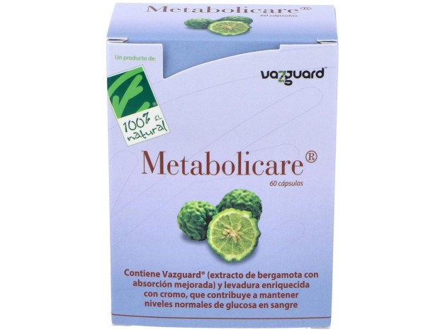 100% Natural Metabolicare 60Caps